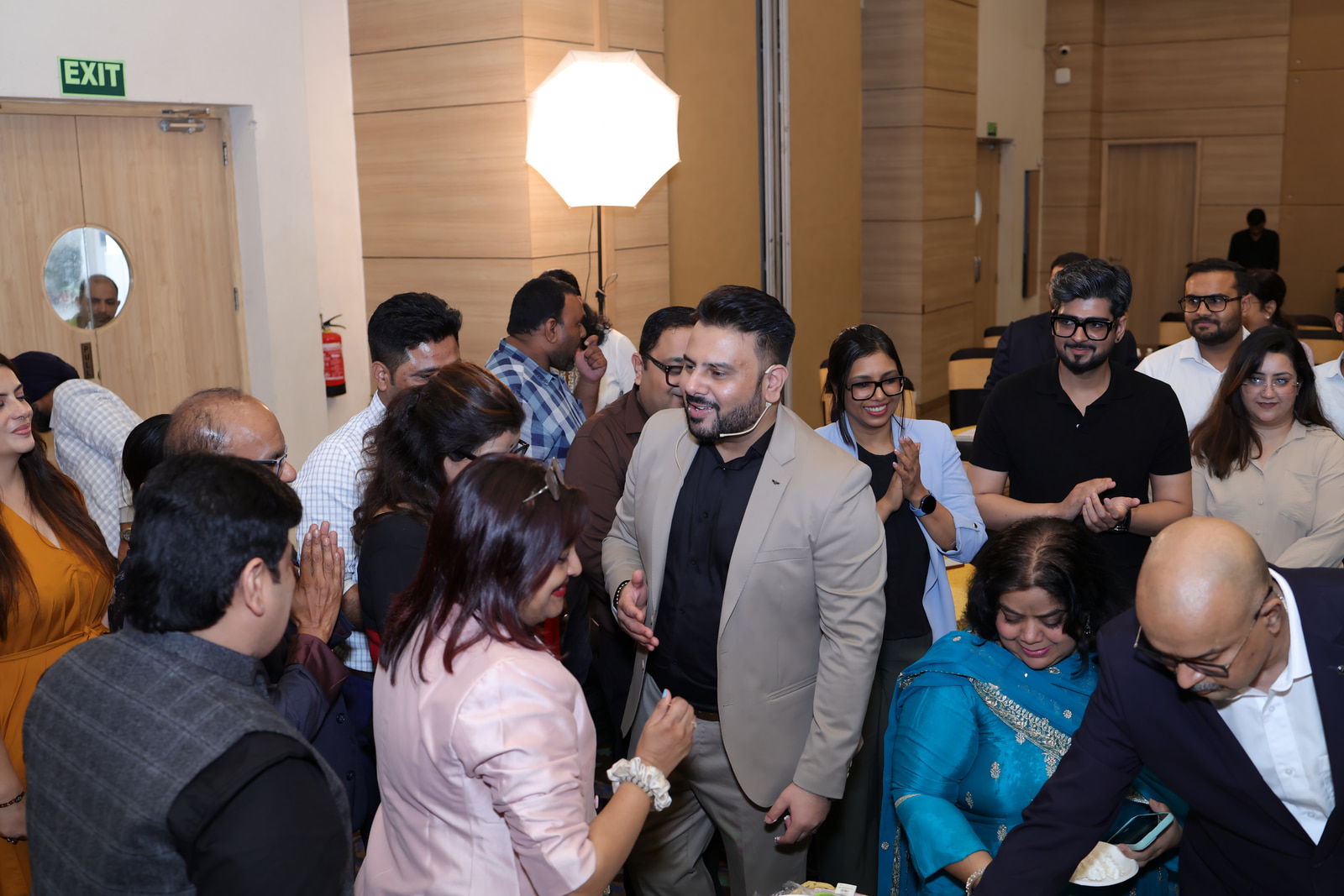Business coaching workshop photograph