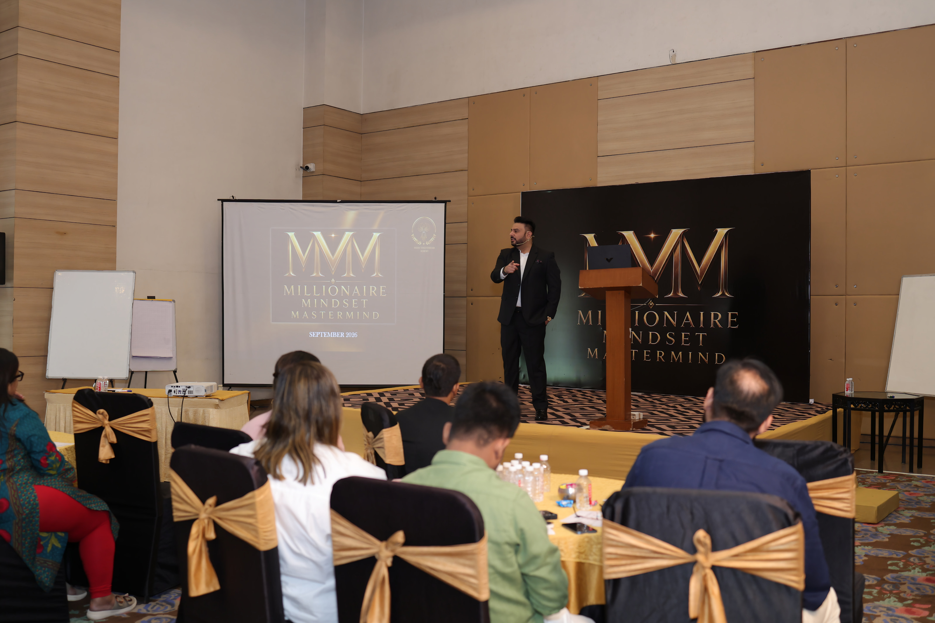 Business coaching workshop photograph